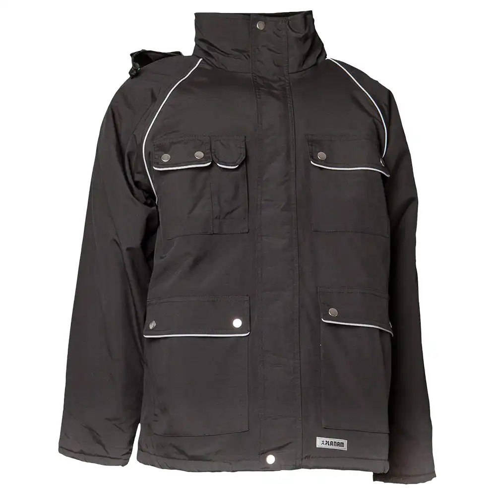 Winter-Parka "CANVAS 320" in schwarz, 4XL - Thumbnail 1