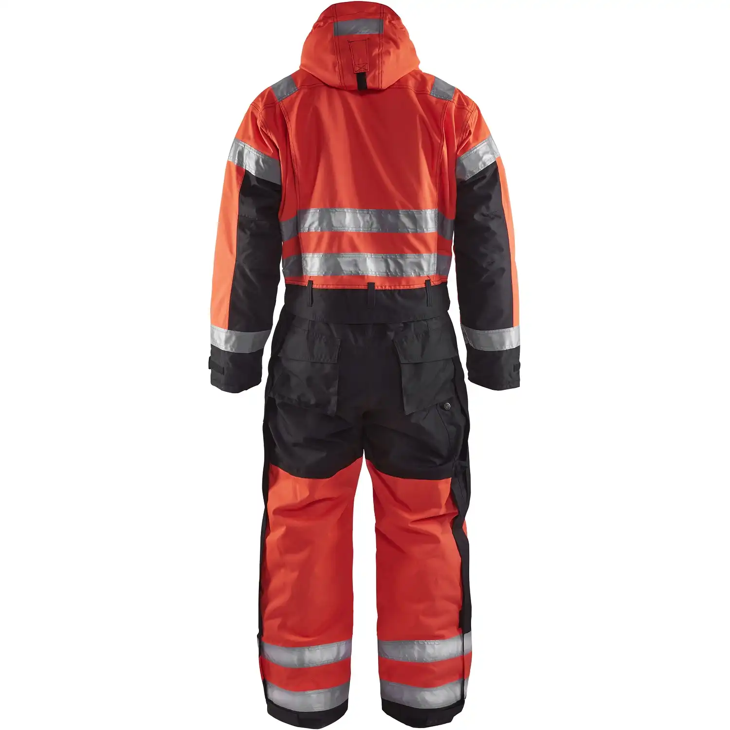 Warnschutz Winteroverall "6763" in rot/schwarz, C46 - Thumbnail 2