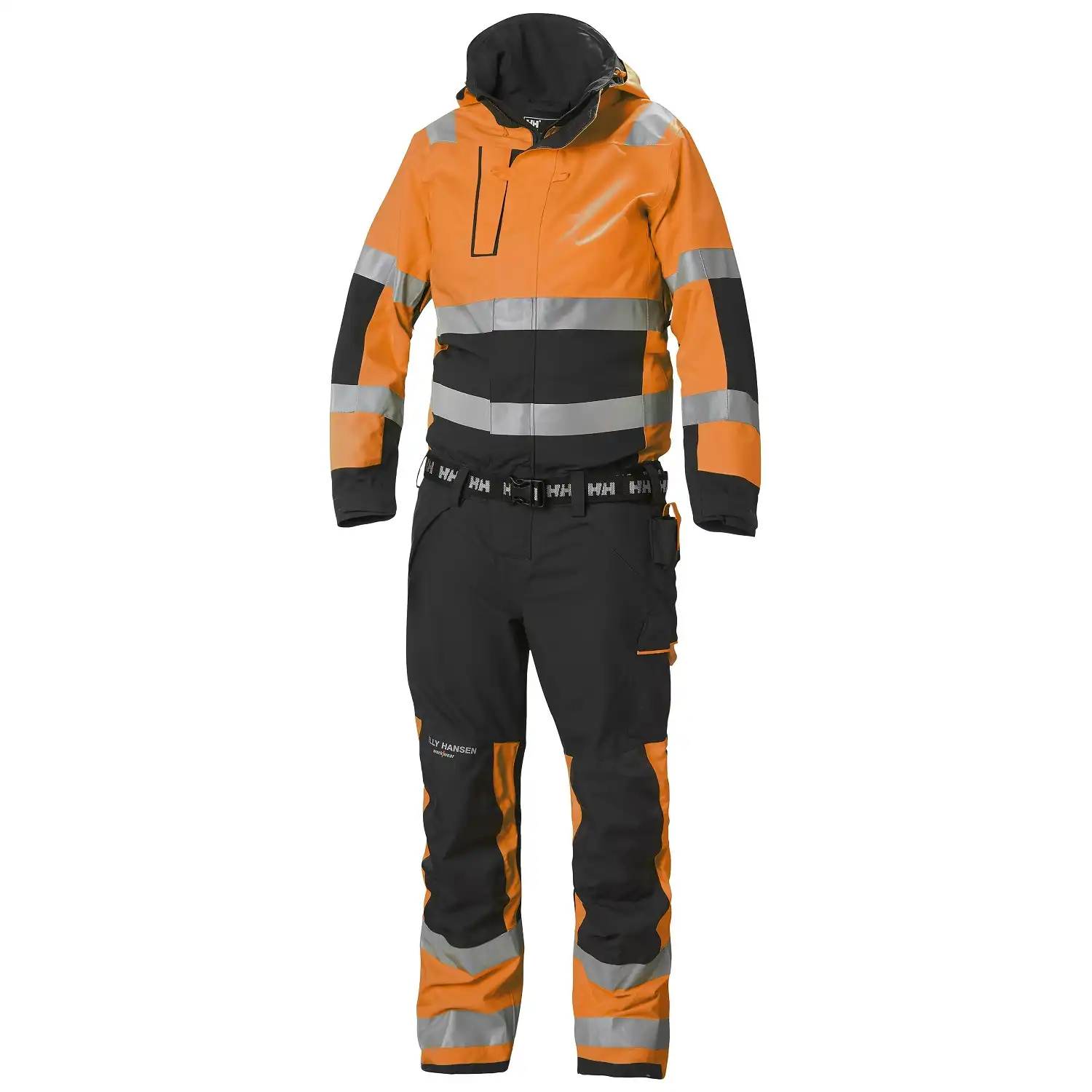 Warnschutz Regenoverall "ALNA 2.0" in orange/schwarz, C56 - Thumbnail 1