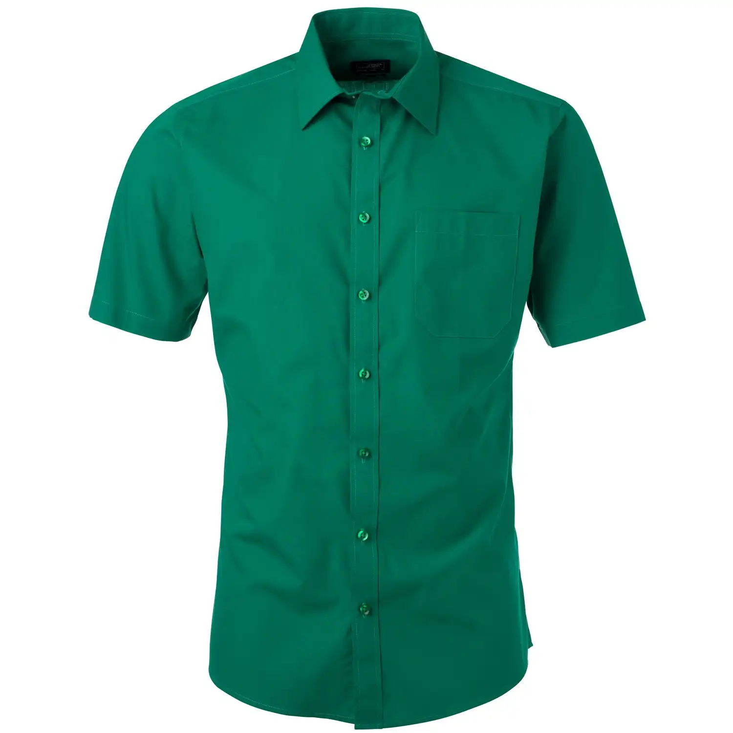 Kurzarm Hemd "JN680" in irish-green, M - Bild 1
