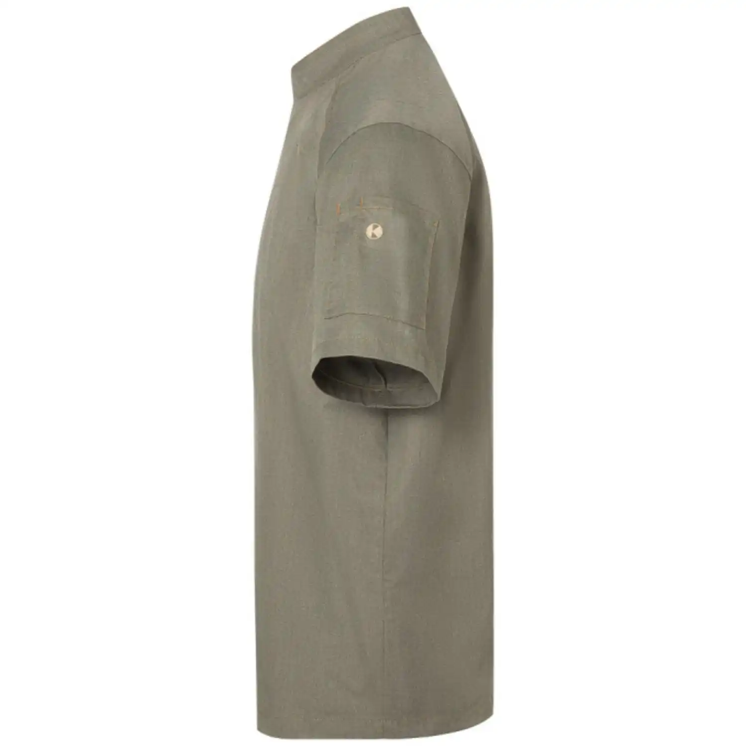 Herren Kochjacke Jeans "JM 32" in 46, vintage moosgrün - Thumbnail 3