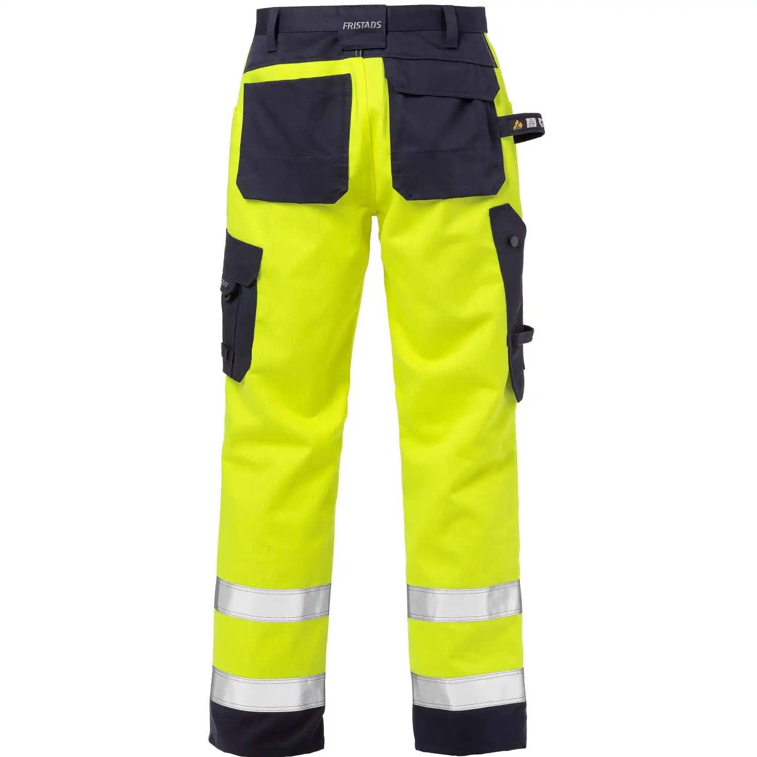 Multinorm Handwerkerhose "2584 FLAM" Flame gelb/marine in D120 - Thumbnail 2