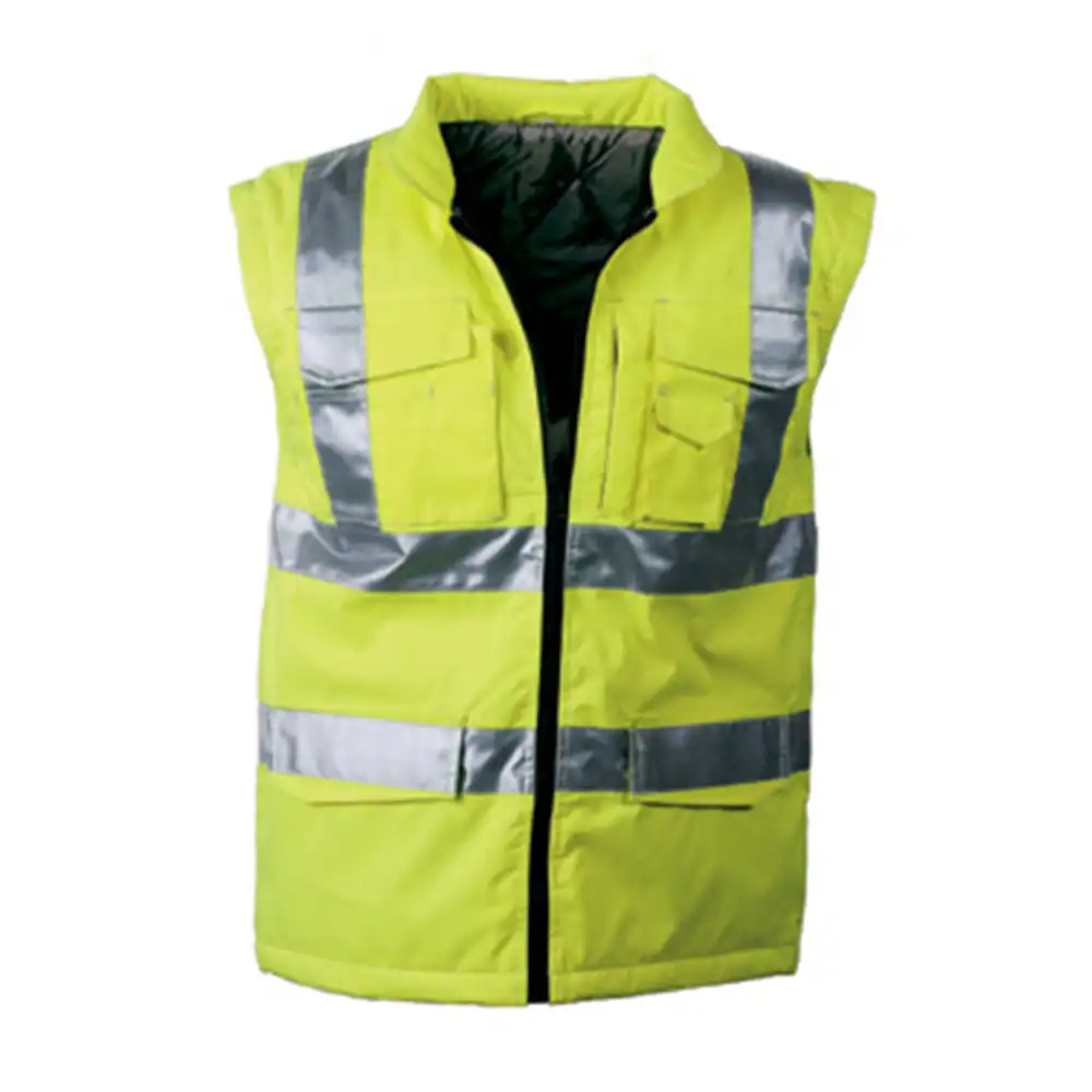 Warnschutz Jacke 2-in-1 "BENJAMIN"gelb/marine in 3XL - Thumbnail 2