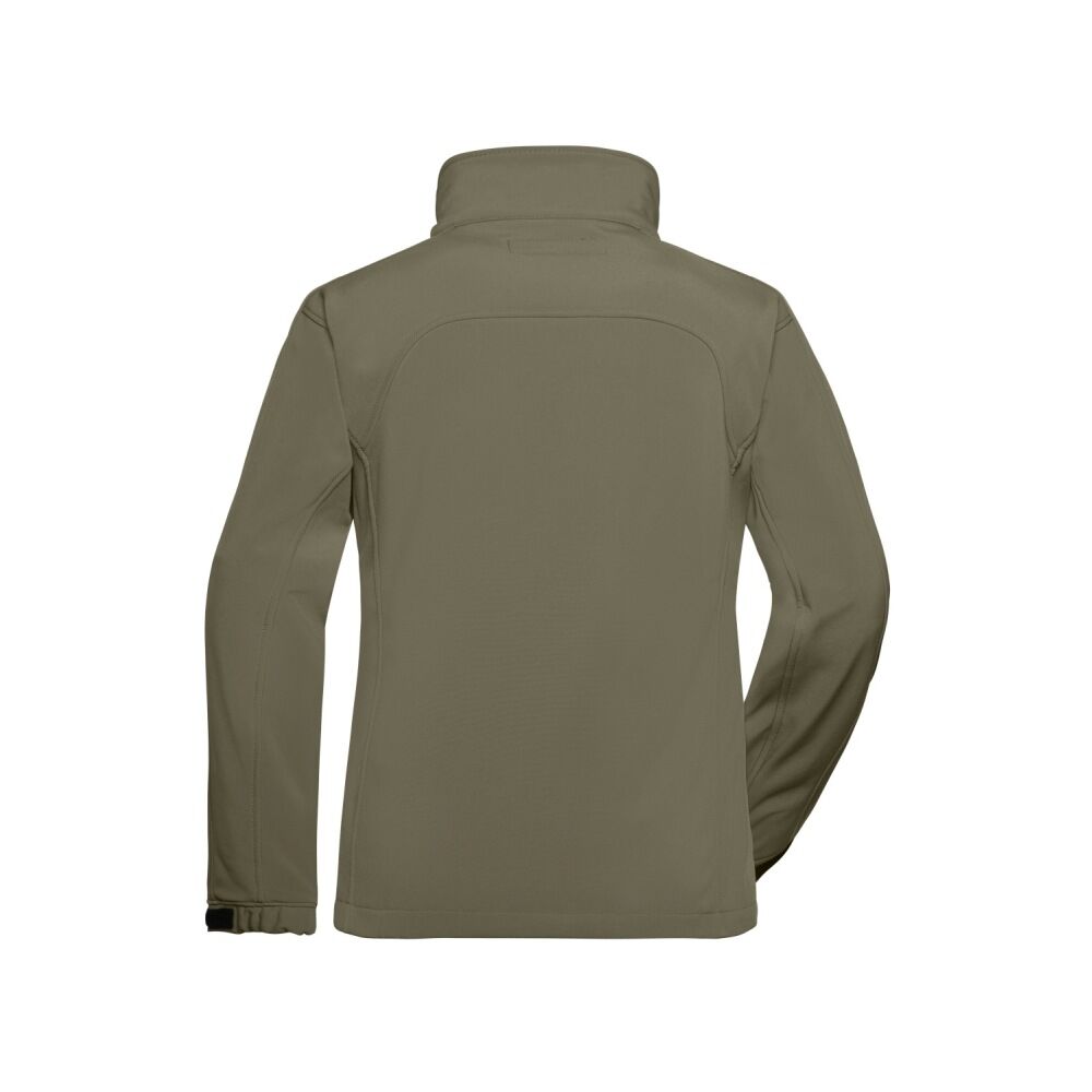 Damen Softshell Jacke in olive, L - Thumbnail 2