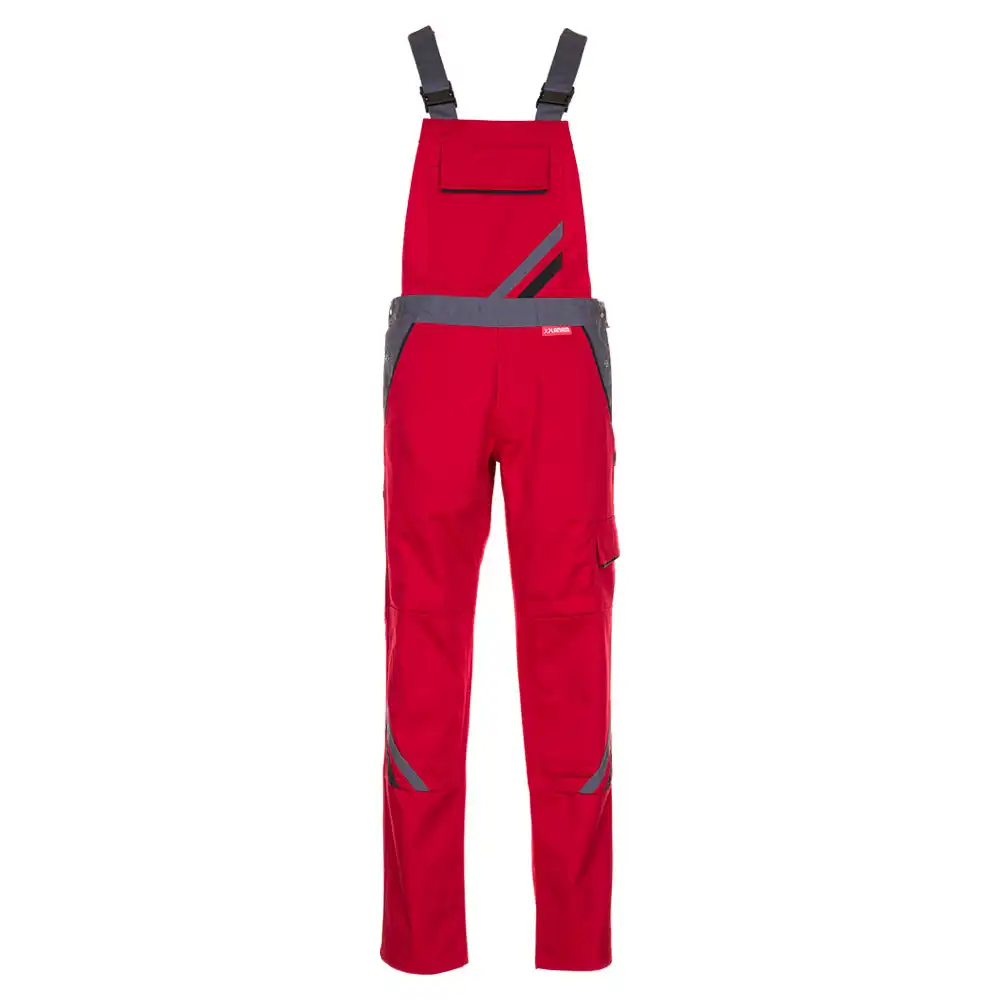 Damen Latzhose "HIGHLINE" in rot/schiefer/schwarz, 34 - Bild 1