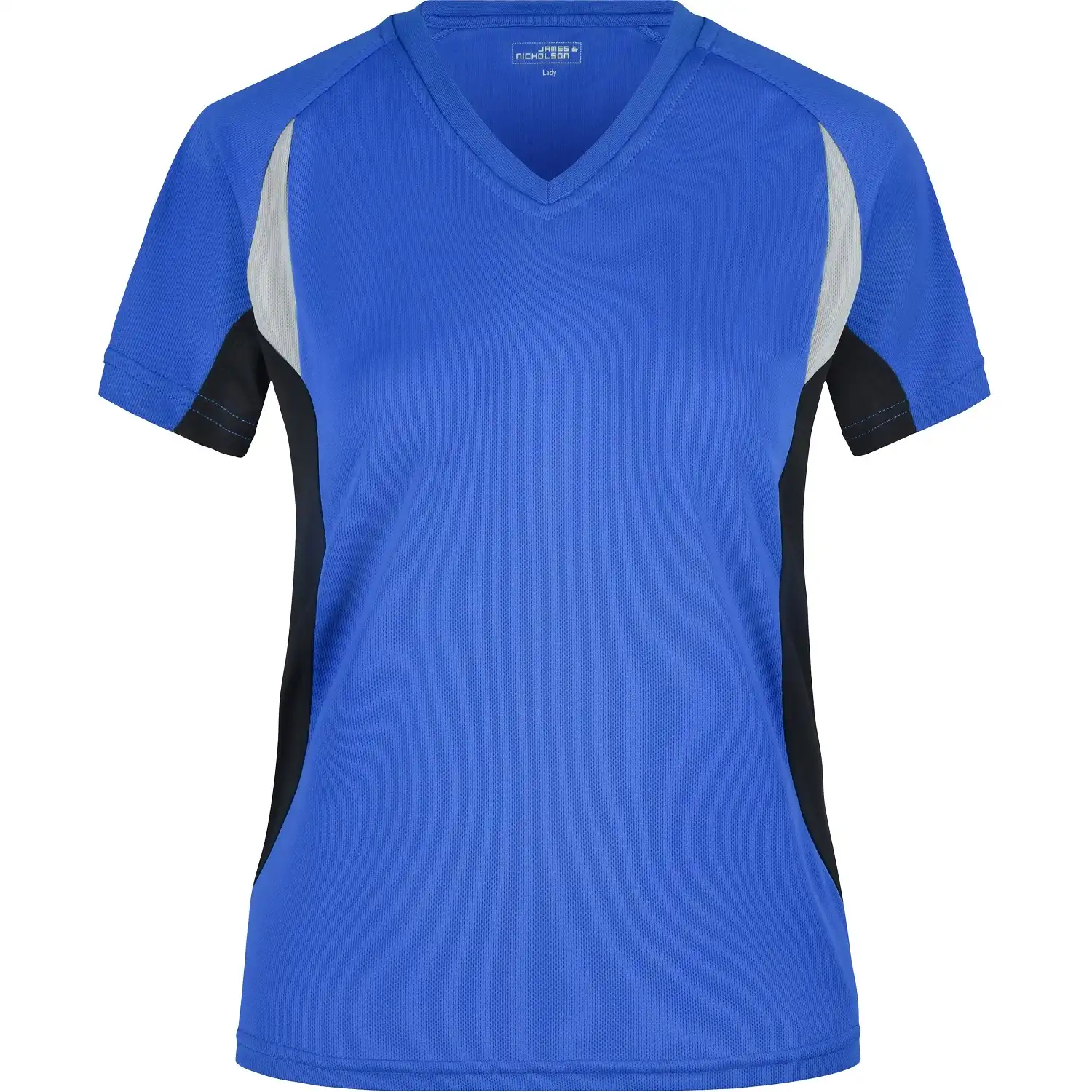 Damen Funktions-Laufshirt "JN390" in royal/black, S - Thumbnail 1