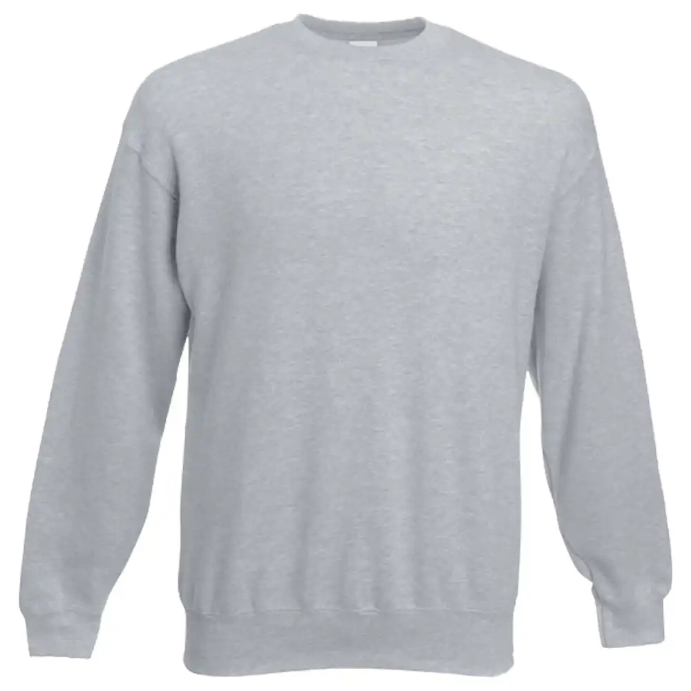 Sweatshirt "F324" Classic Set-In in heather grey, L - Bild 1