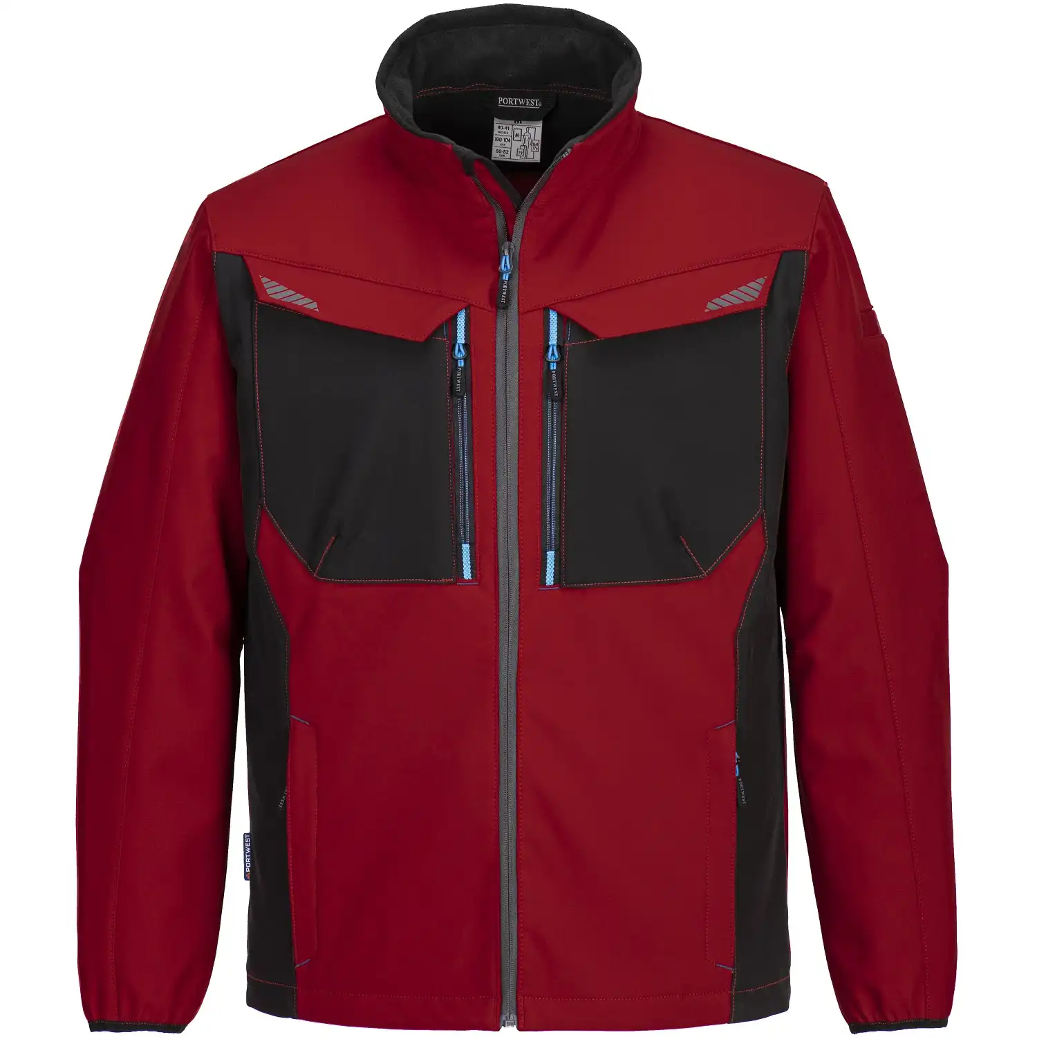 Softshelljacke "T750" WX3 in tiefrot, S - Thumbnail 1