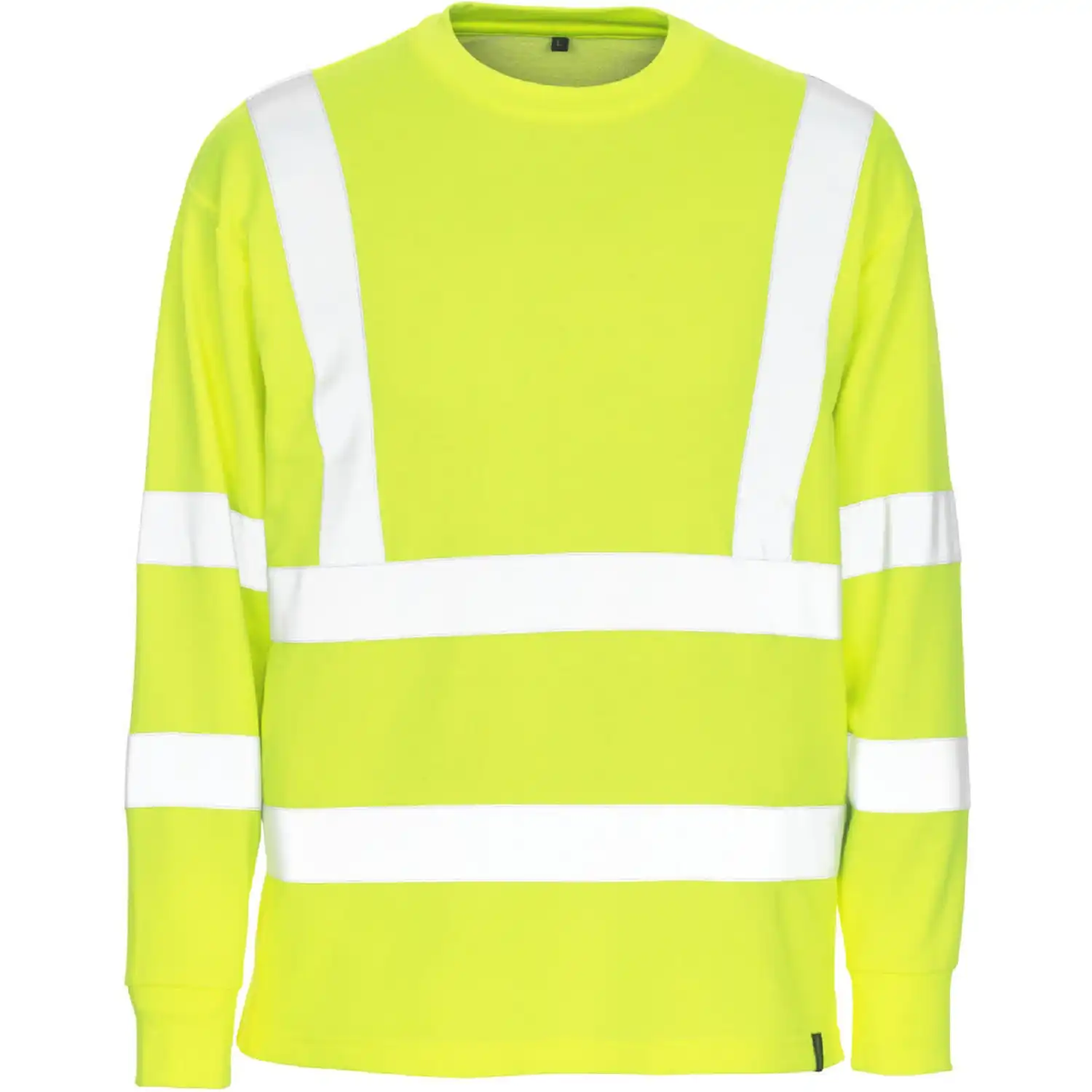 Warnschutz Sweatshirt "MELITA" Safe Classic in flourgelb, 4XL - Bild 1