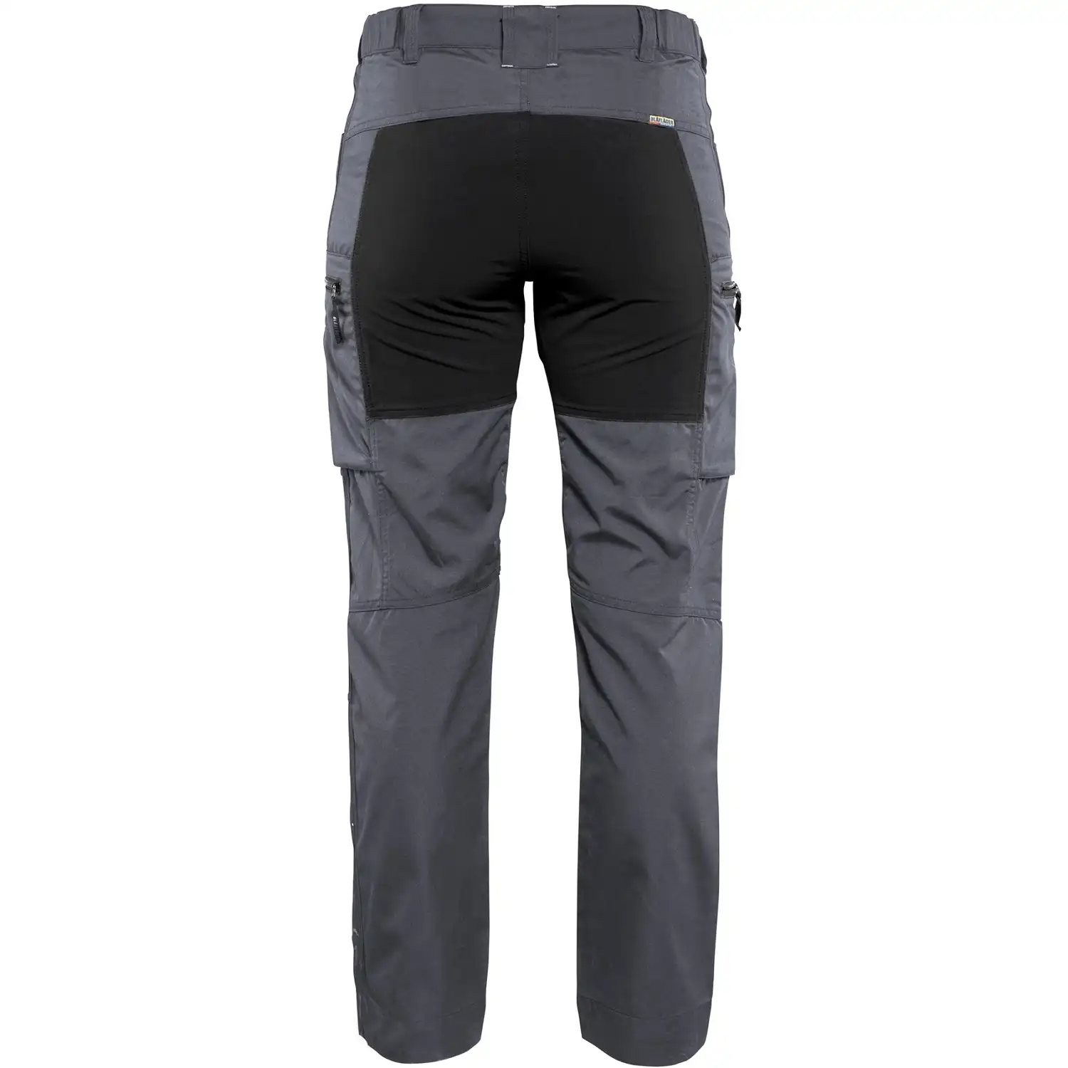 Damen Stretch Servicehose "7159" 166 g/m² in grau/schwarz, 34 - Thumbnail 2