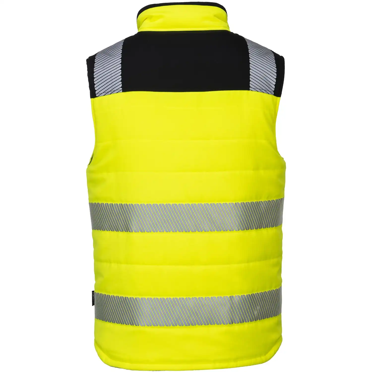 Warnschutz Winterweste "PW374" wendbar PW3 in gelb/schwarz, L - Thumbnail 2