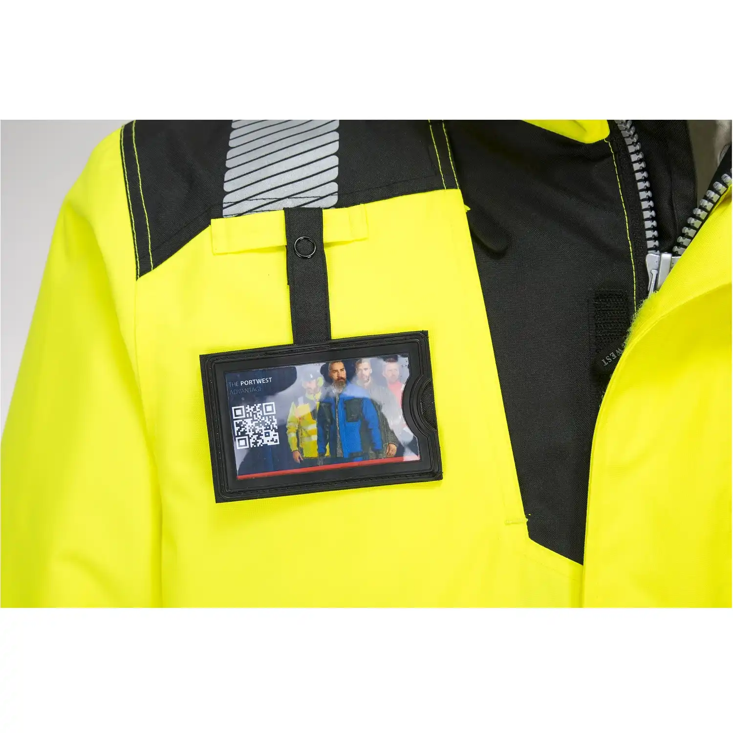 Warnschutz Winteroverall "PW352" PW3 in gelb/schwarz, L - Thumbnail 3