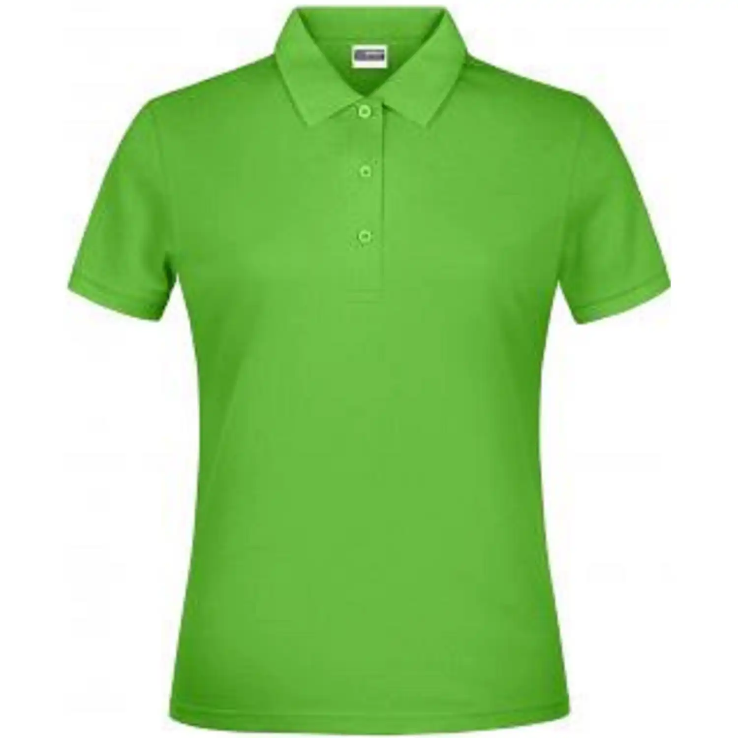 Damen Basic Polo Lady in lime-green, S - Bild 1