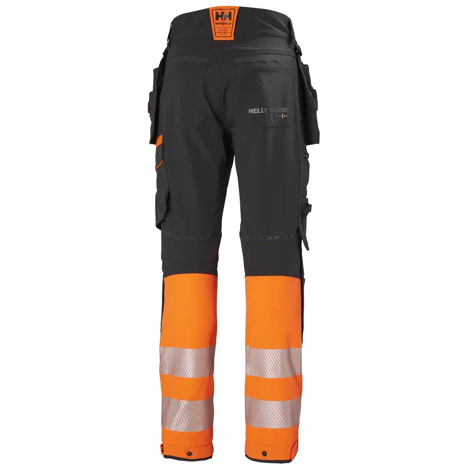 Warnschutz Stretch Handw.hose ICU BRZ in orange/schwarz, C50 - Thumbnail 2