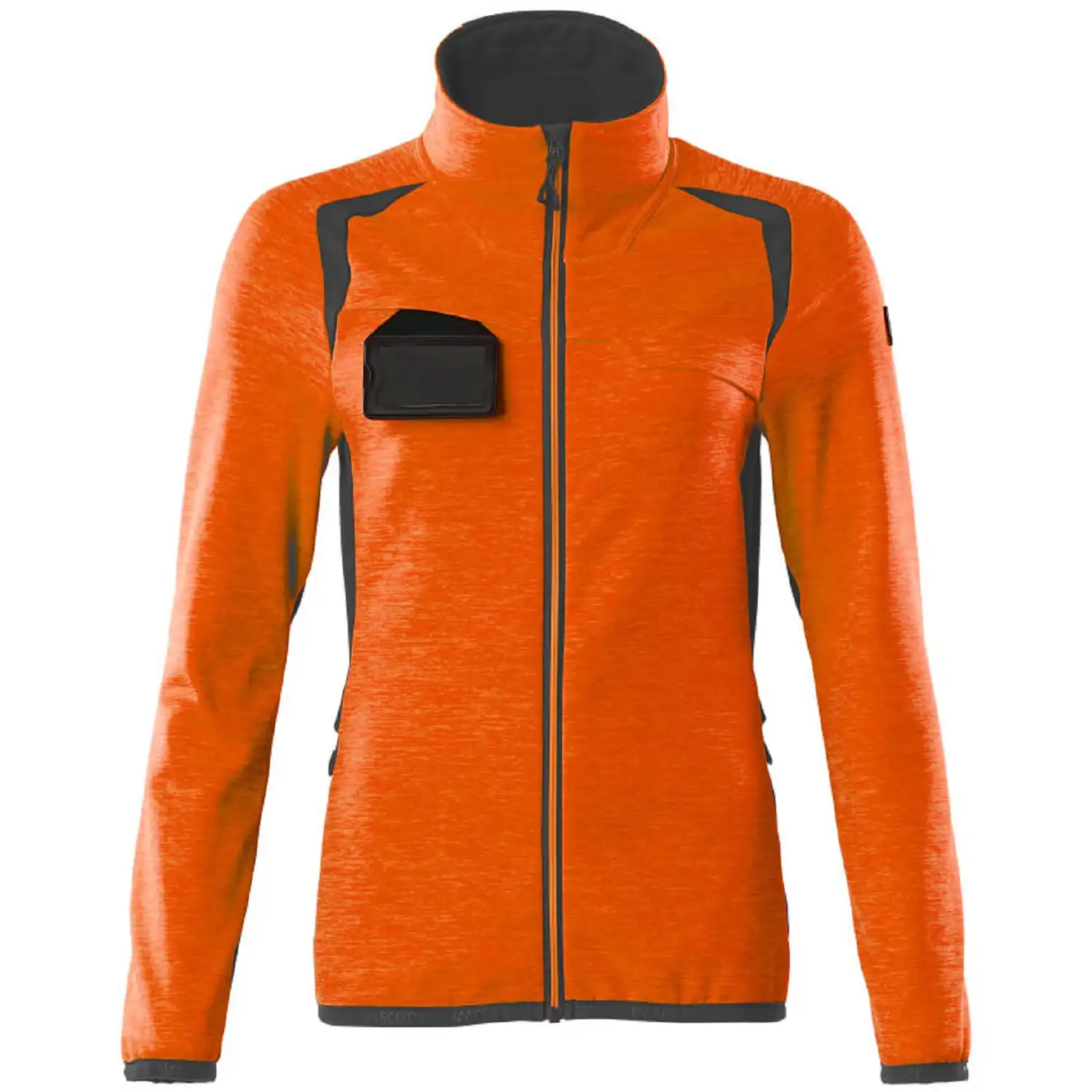 Damen Fleecejacke "ACCELERATE SAFE" in orange/dunkelanthrazit, XS - Bild 1