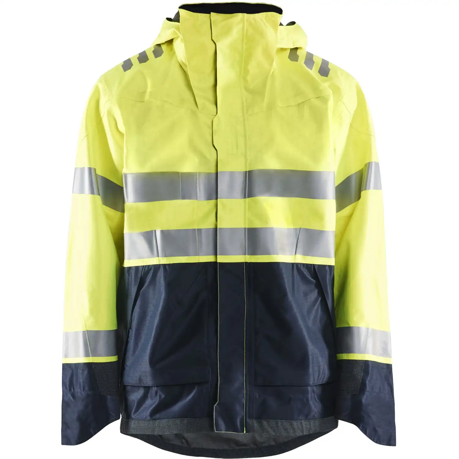 Multinorm Regenjacke "4088" gelb/marine in 3XL - Thumbnail 1