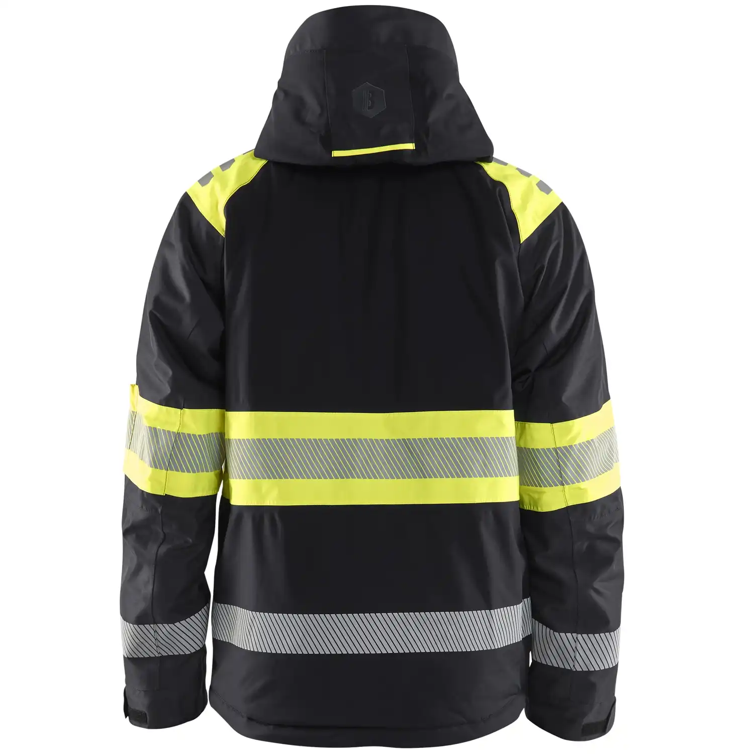 Warnschutz Winterjacke Kl. 1 "4480" in schwarz/gelb, 3XL - Thumbnail 2