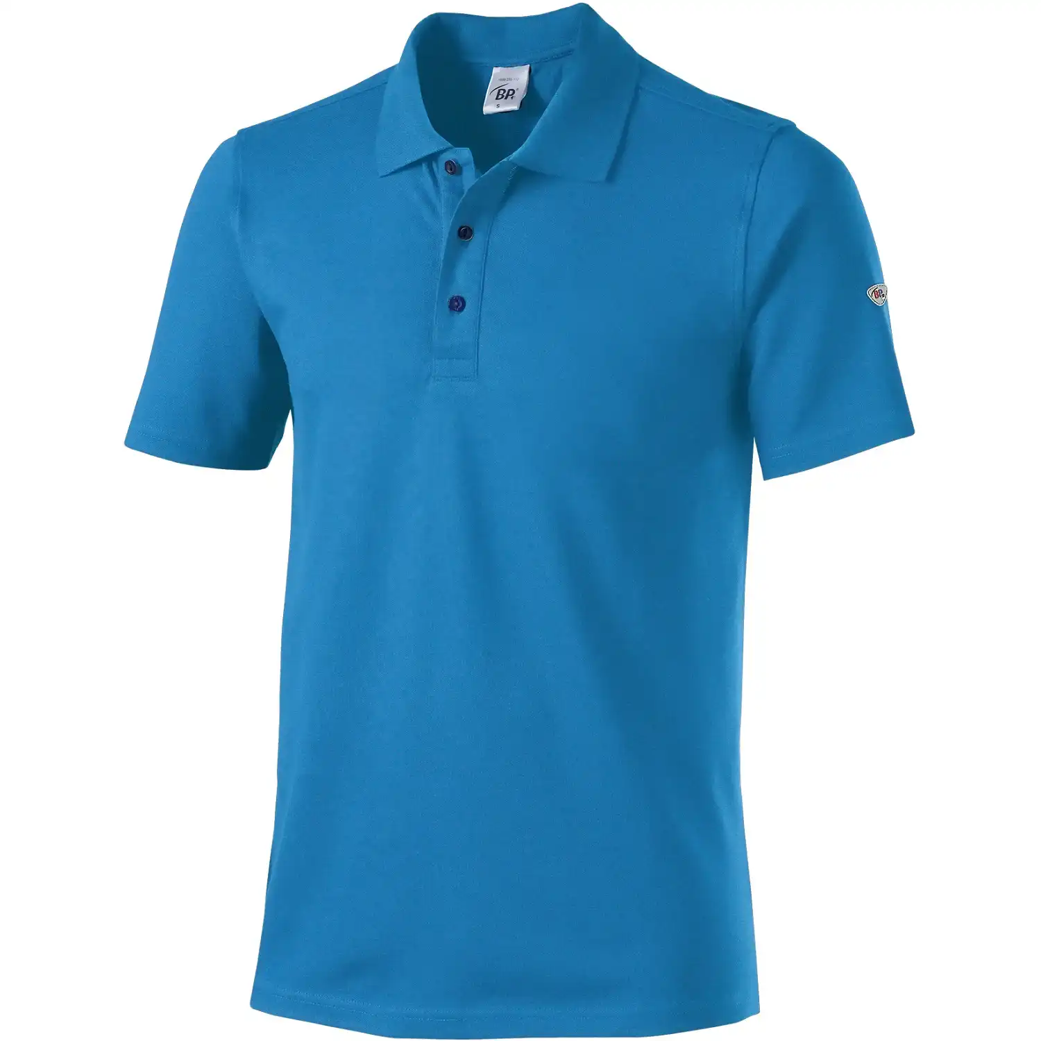 Polo-Shirt "1712-230" Essentials in azurblau, XS - Bild 1