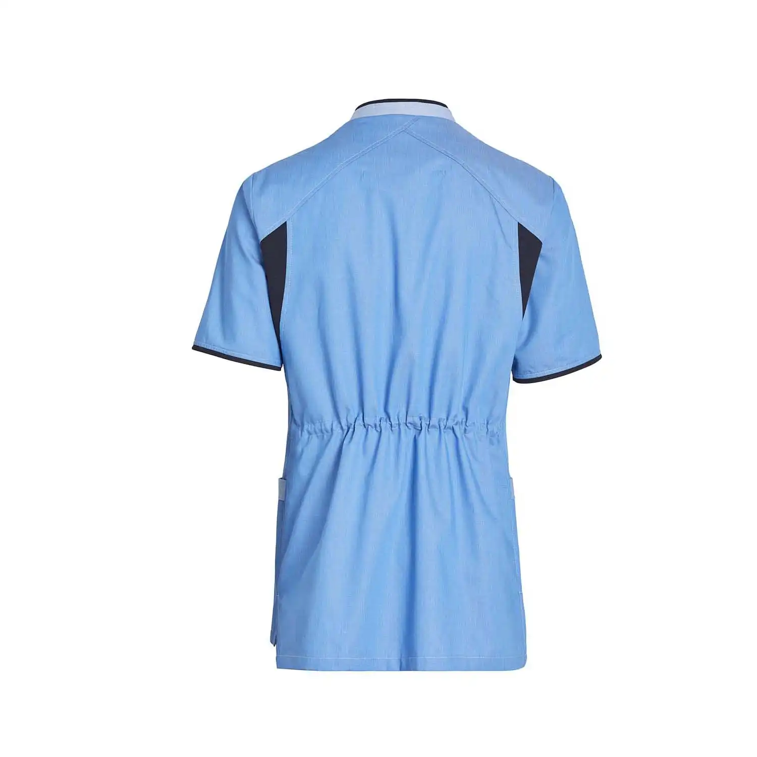 Unisex Kasack "25415" in Blau, L - Thumbnail 2