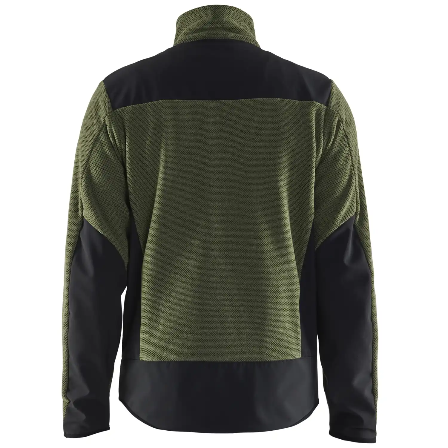 Strickjacke "5942" in herbstgrün/schwarz, XS - Thumbnail 2