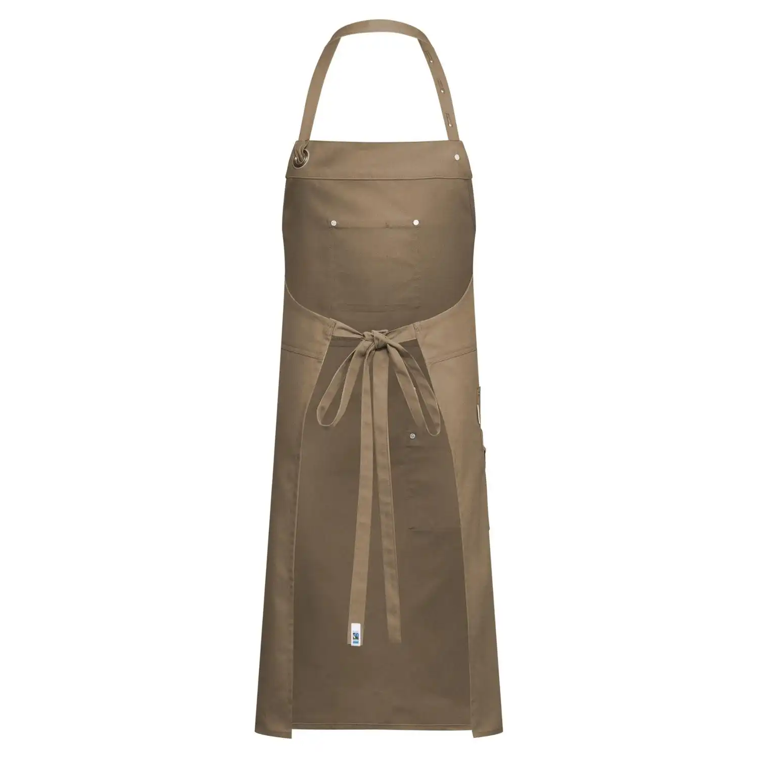 Latzschürze Canvas "4049" in sand - Thumbnail 2