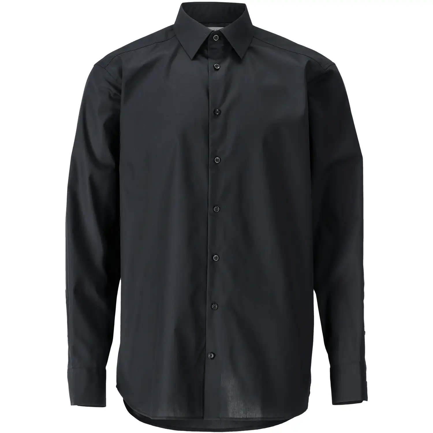 Hemd langarm Classic Fit "21804-984" in vollschwarz, 47-48 - Thumbnail 1