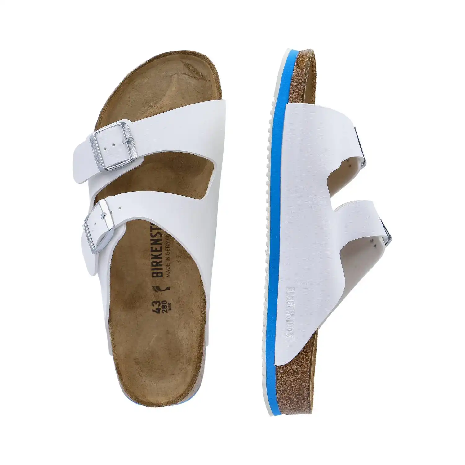 Sandalen "Arizona Super Grip" normal weiß in 35 - Thumbnail 3