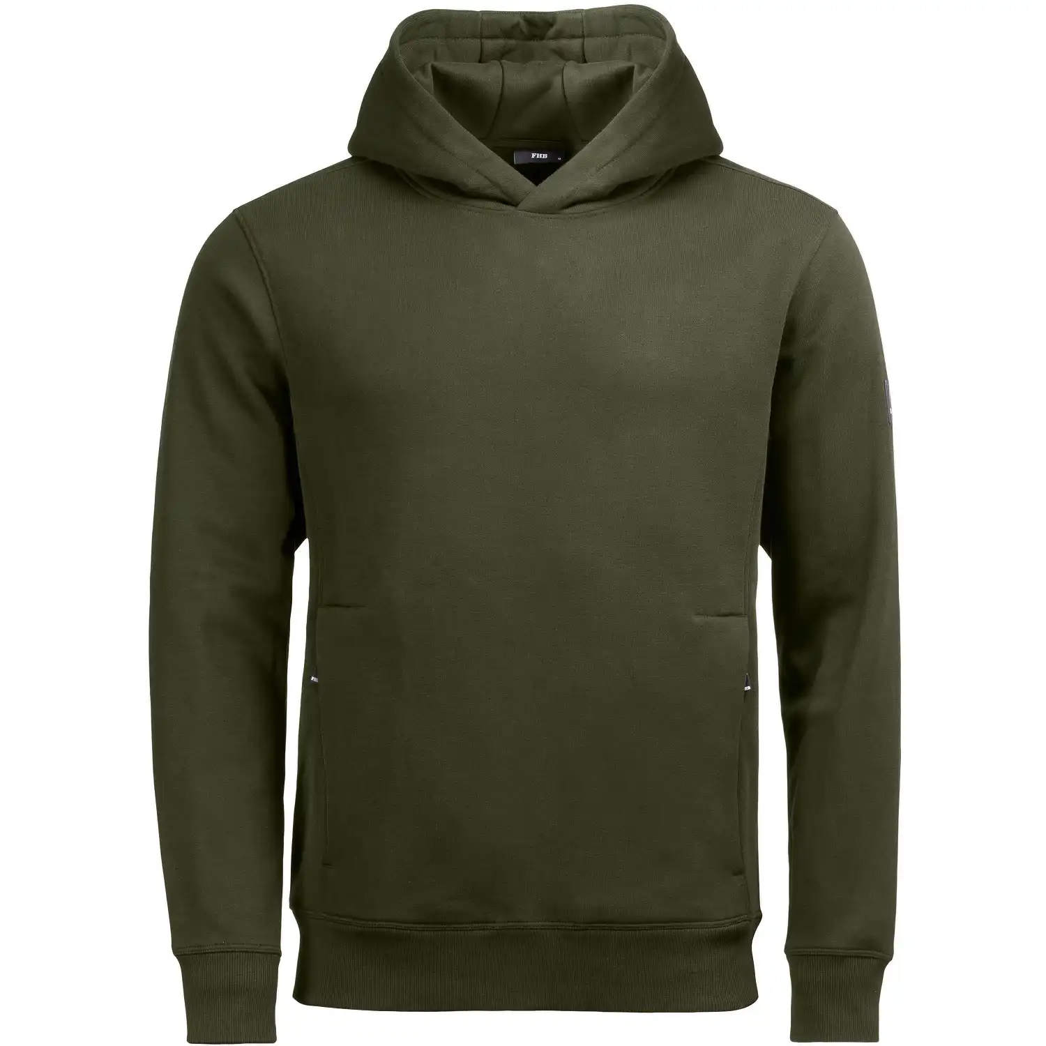 Kapuzen-Sweatshirt "BENNET" in olive, XL - Thumbnail 1