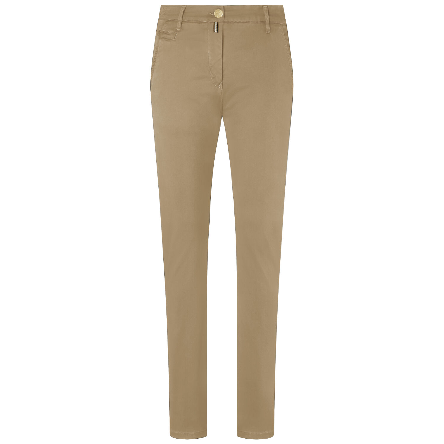 Damen Chinohose X-Stretch "706" in khaki, L - Thumbnail 1