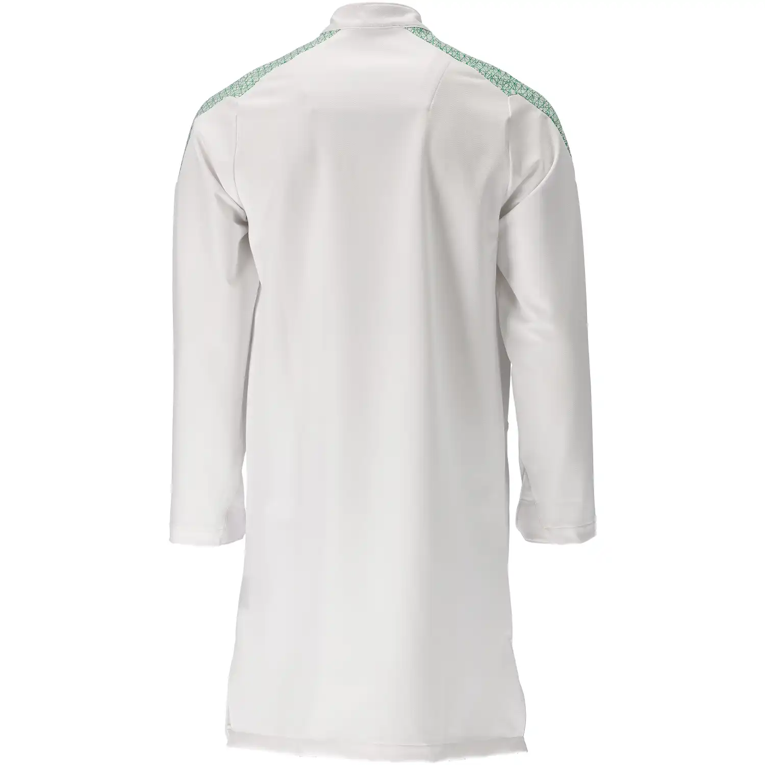 Stretch Arbeitsmantel "20154-511" Food & Care in weiß/grasgrün, XS - Thumbnail 2