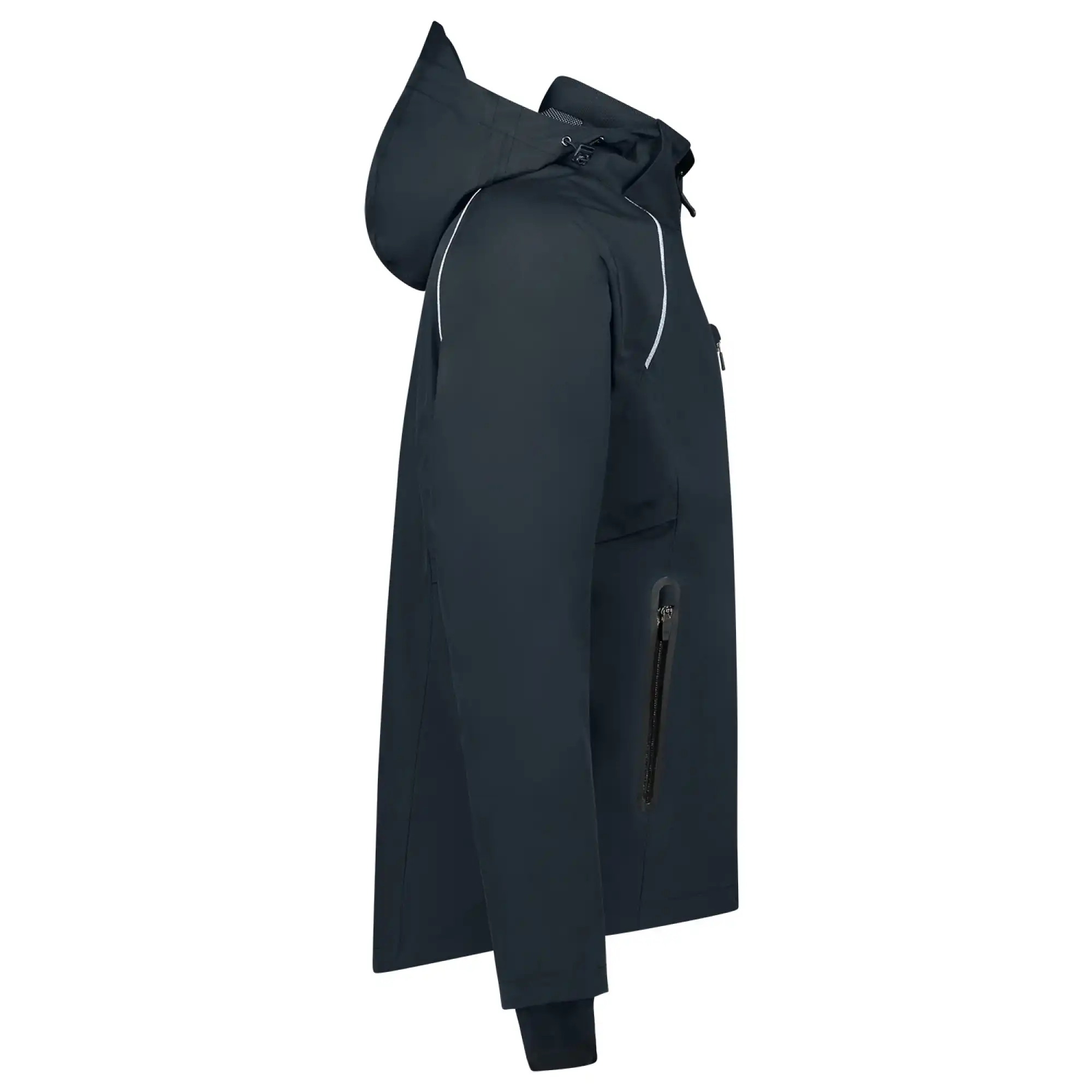 Hardshell Regenjacke "402018" Workwear in navy, L - Thumbnail 4
