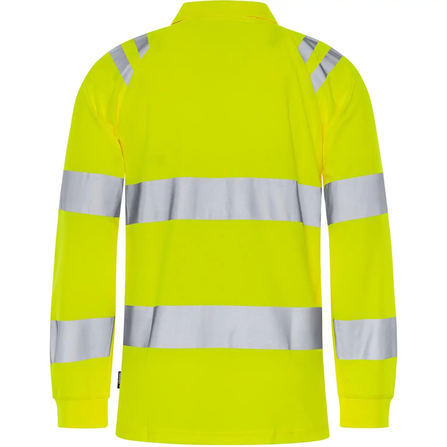 Warnschutz Poloshirt langarm "7864 GPST" in gelb, L - Thumbnail 2