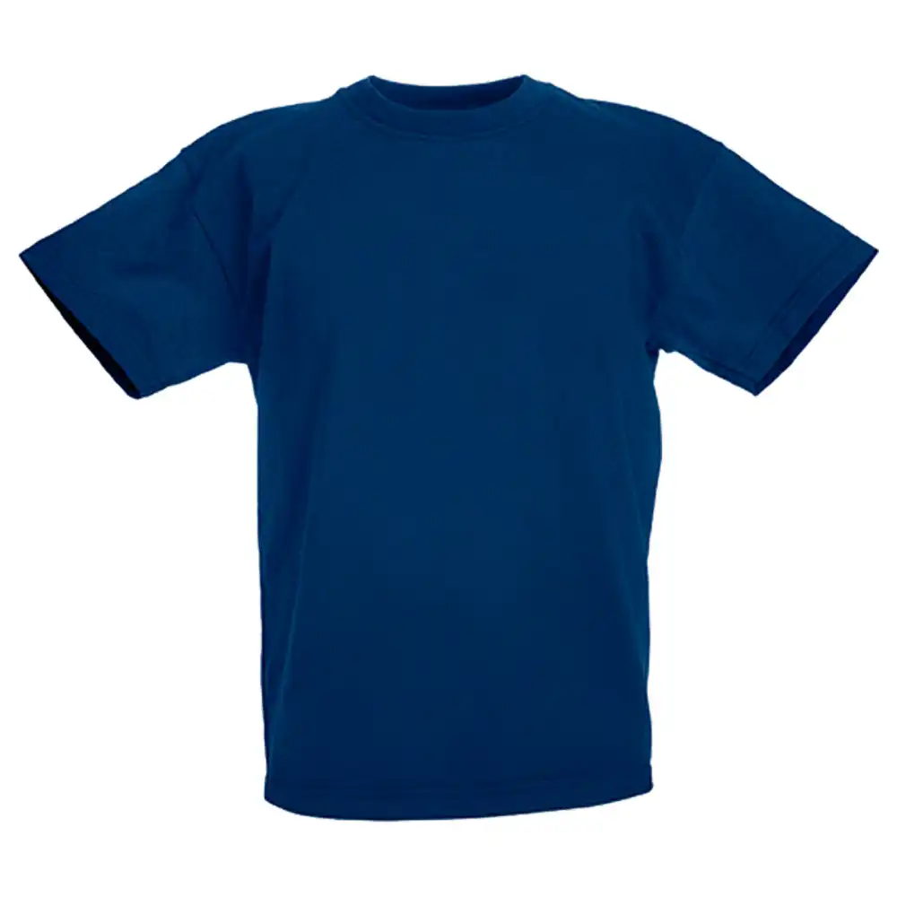 Kinder T-Shirt "F140K" 100% Baumwolle Valueweight in navy, 98 - Bild 1