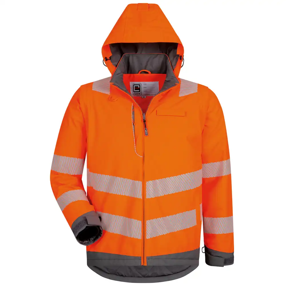 Warnschutz Winterjacke 2-in-1  in orange/grau, L - Thumbnail 1
