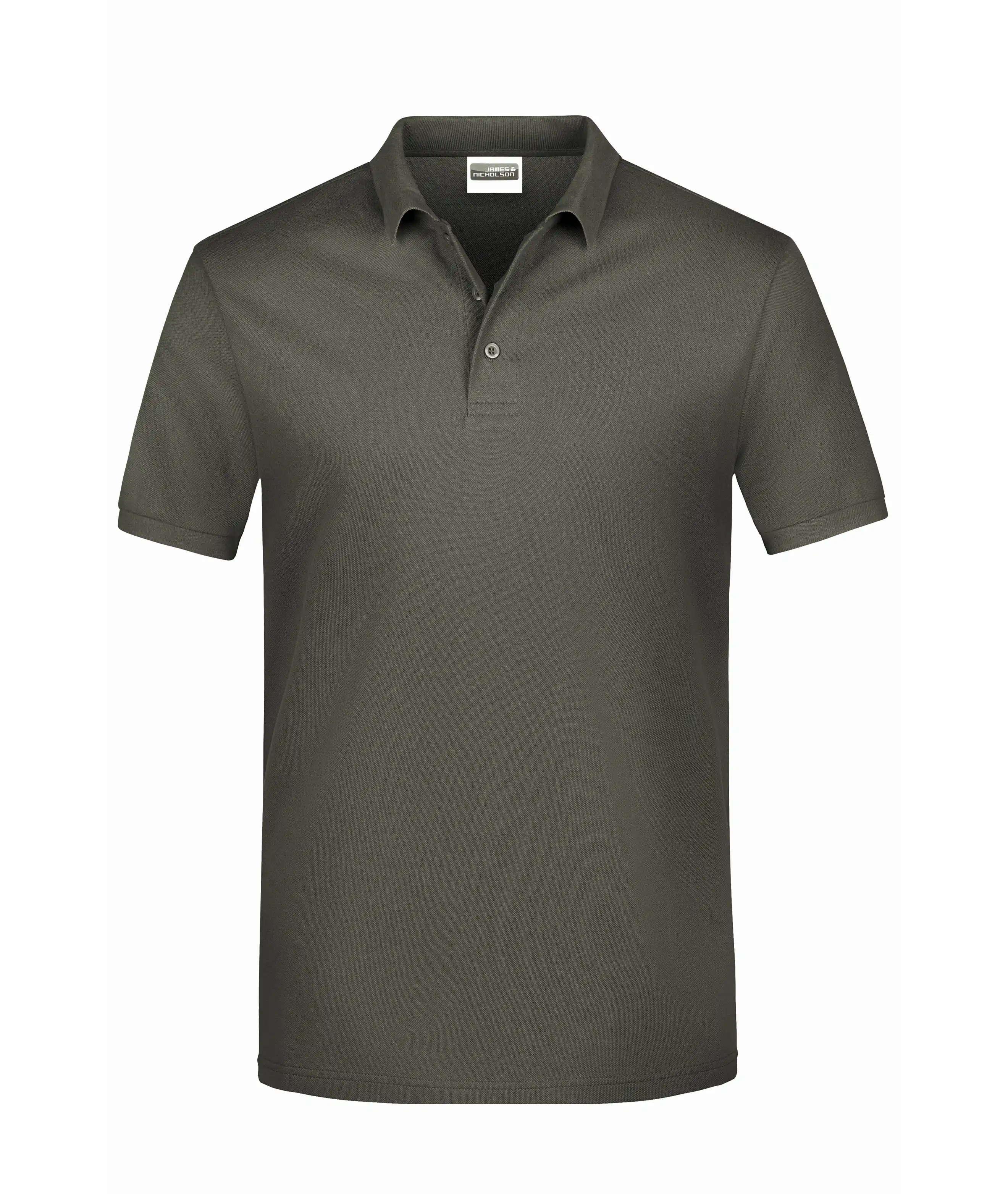 Basic Polo-Shirt "JN792" in dark-grey, L - Bild 1