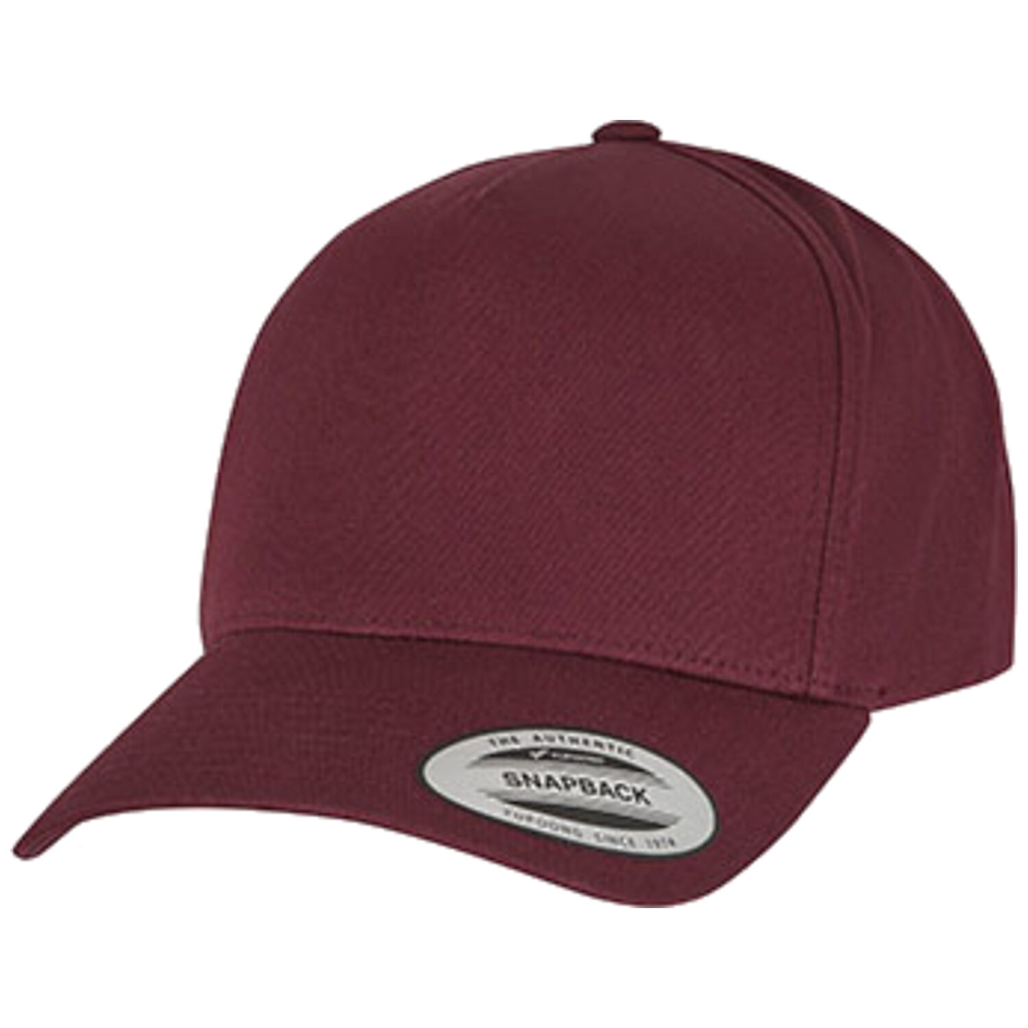 5-Panel-Snapback-Cap in braun - Bild 1