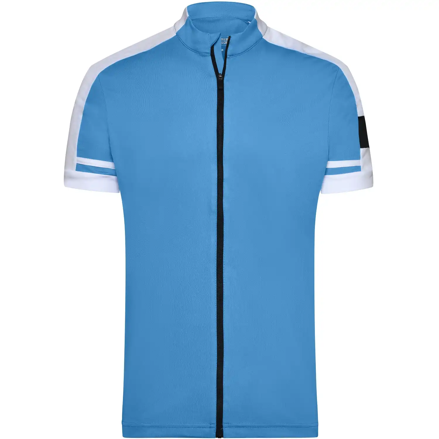 Herren Bike-Shirt Full Zip "JN454" in cobalt, L - Bild 1