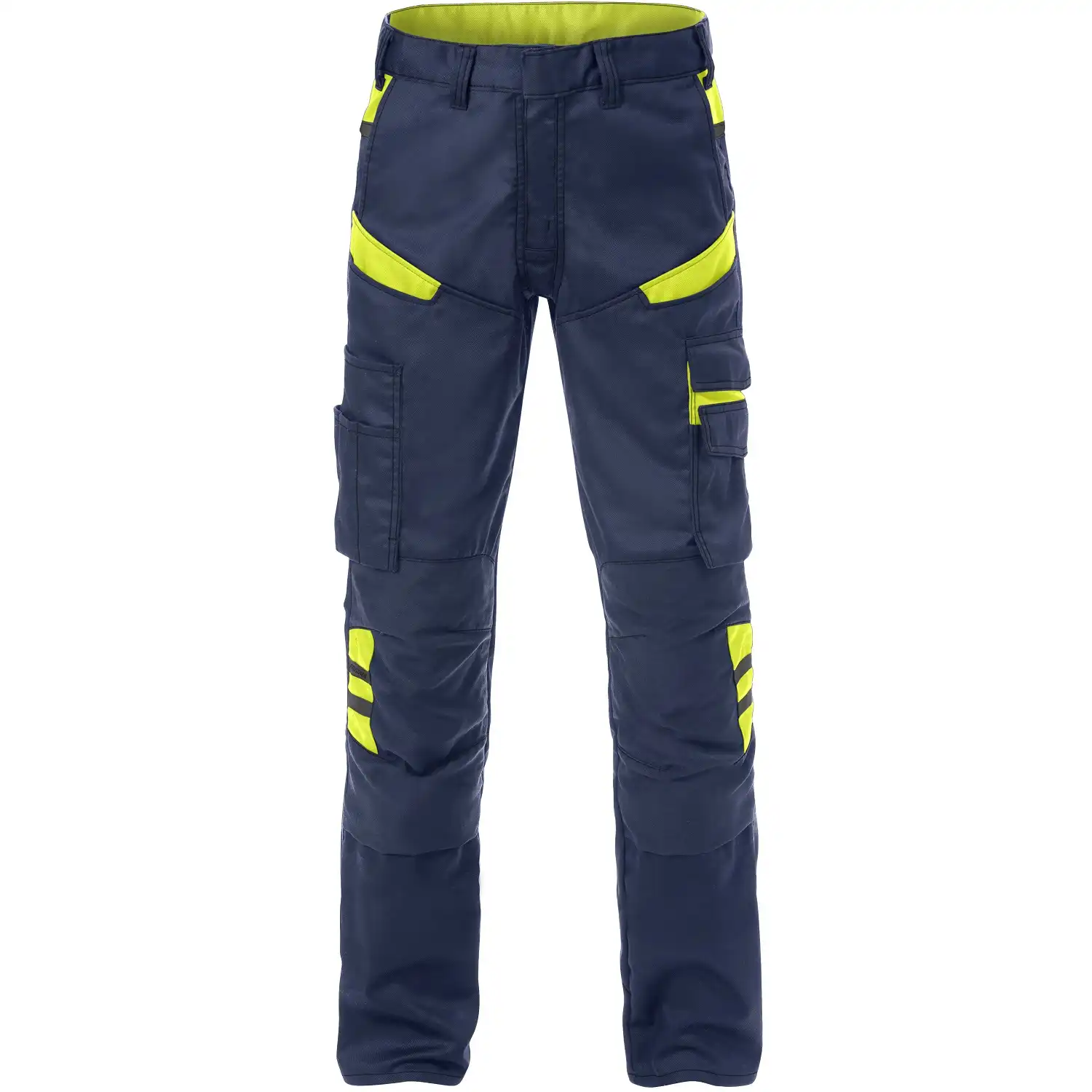 Bundhose "2555 STFP" Fusion Skarup in marine/gelb, C44 - Thumbnail 1