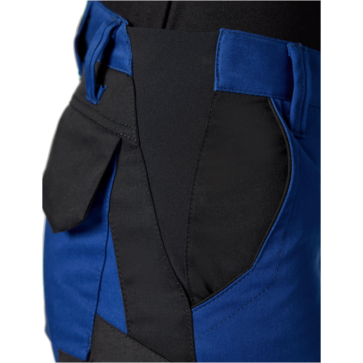 Damen Arbeitshose "ANNETTE" in royalblau/schwarz, 48 - Thumbnail 5