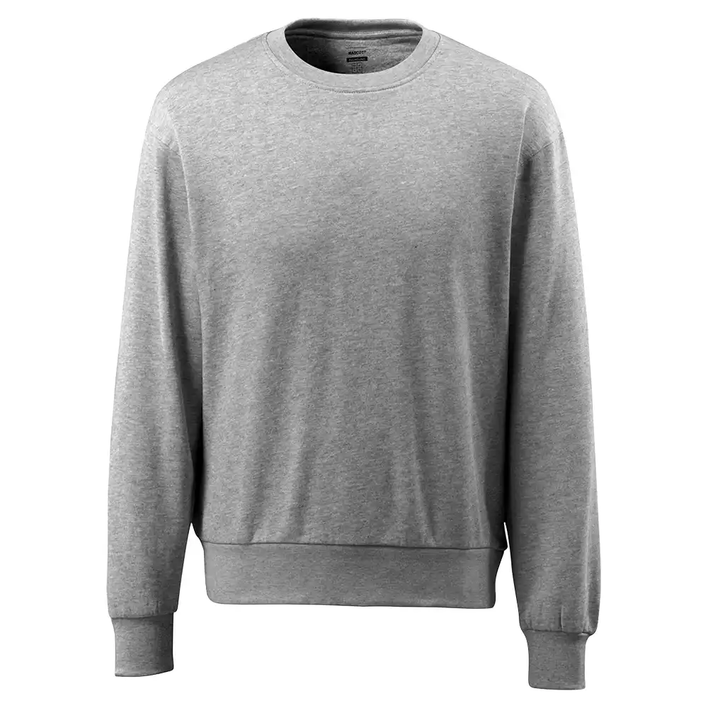 Sweatshirt "CARVIN" Crossover in grau-meliert, XXL - Bild 1