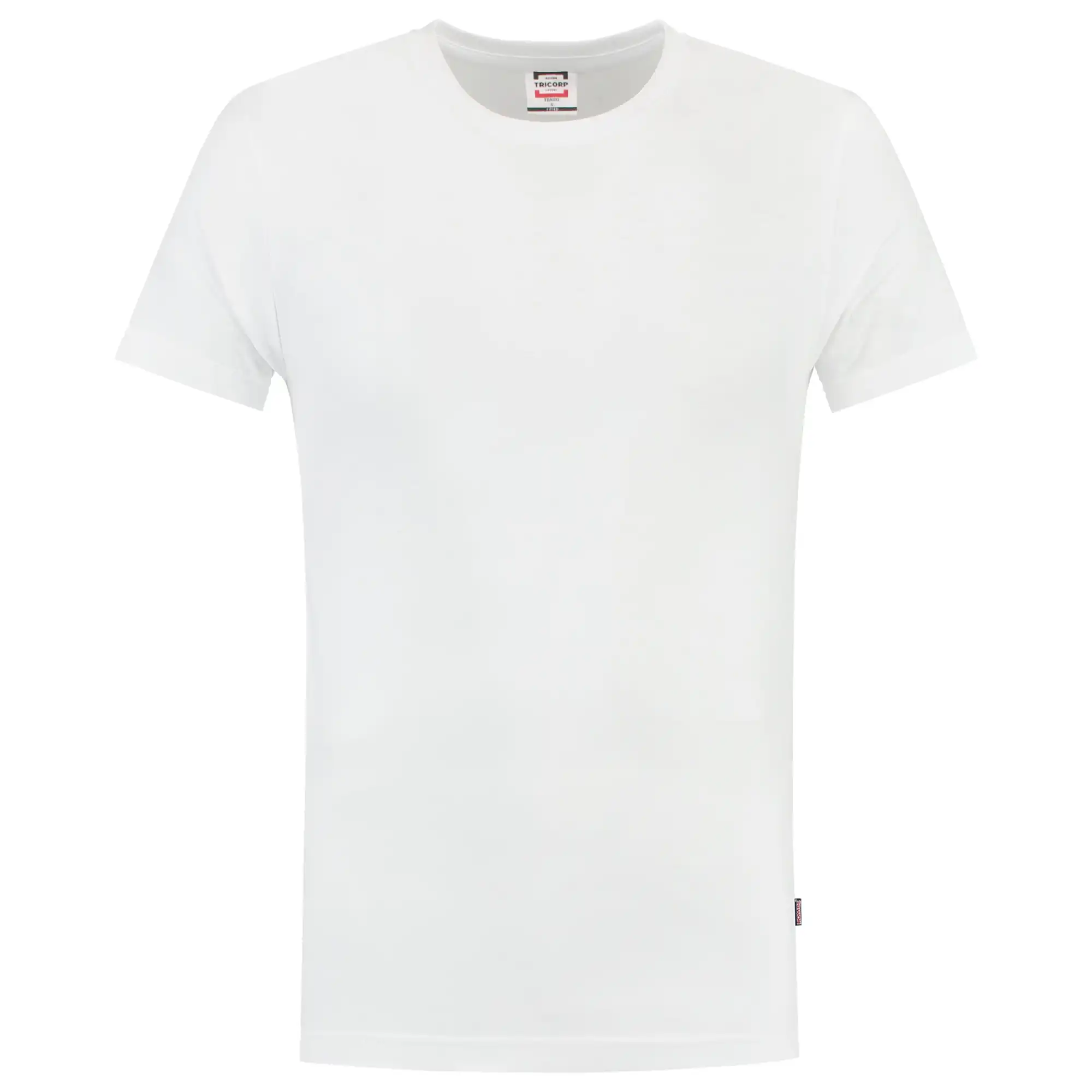 T-Shirt Fittet "101004" Casual in white, XL - Thumbnail 1