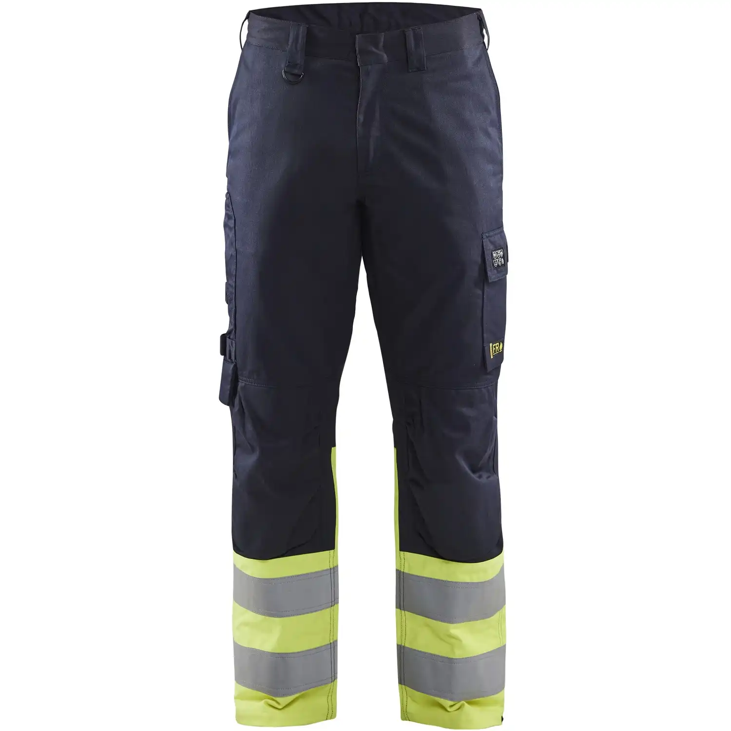 Multinorm Bundhose "1705" Inherent Stahl marine/gelb in C50 - Thumbnail 1