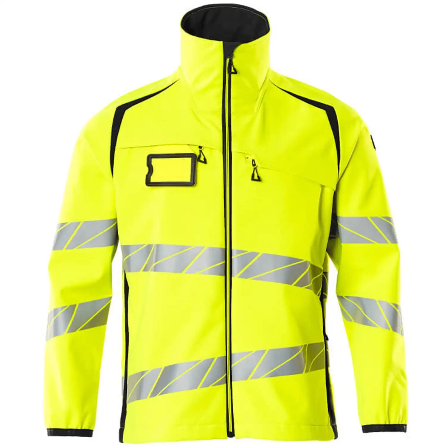 Warnschutz Softshelljacke "ACCELERATE SAFE" in gelb/schwarz, XXL - Bild 1