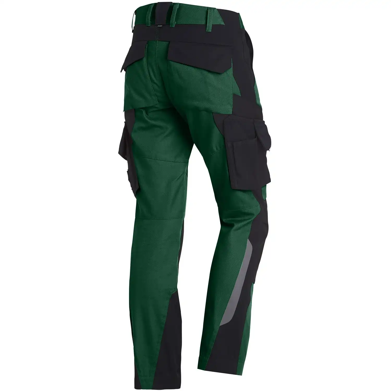 Damen-Arbeitshose "ALMA" in grün/schwarz, 34 - Thumbnail 2