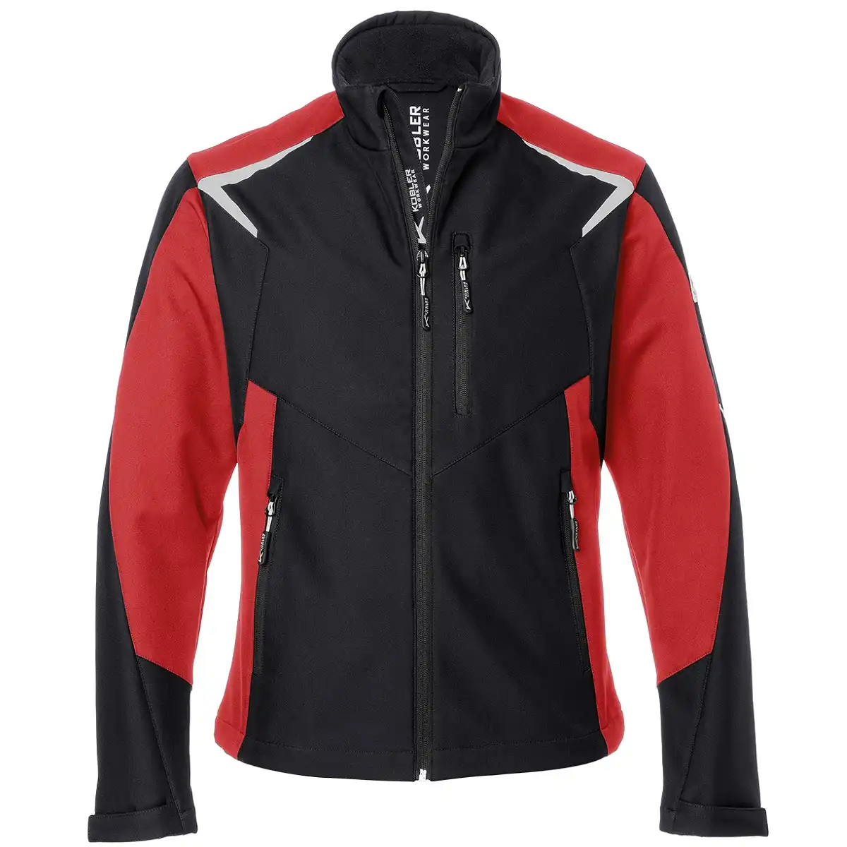 Ultrashell Jacke BODYFORCE in schwarz/mittelrot, XS - Bild 1