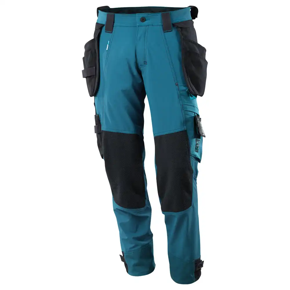 Handwerkerhose Stretch Advanced in dunkelpetroleum, 76C46 (EU 23) - Thumbnail 1