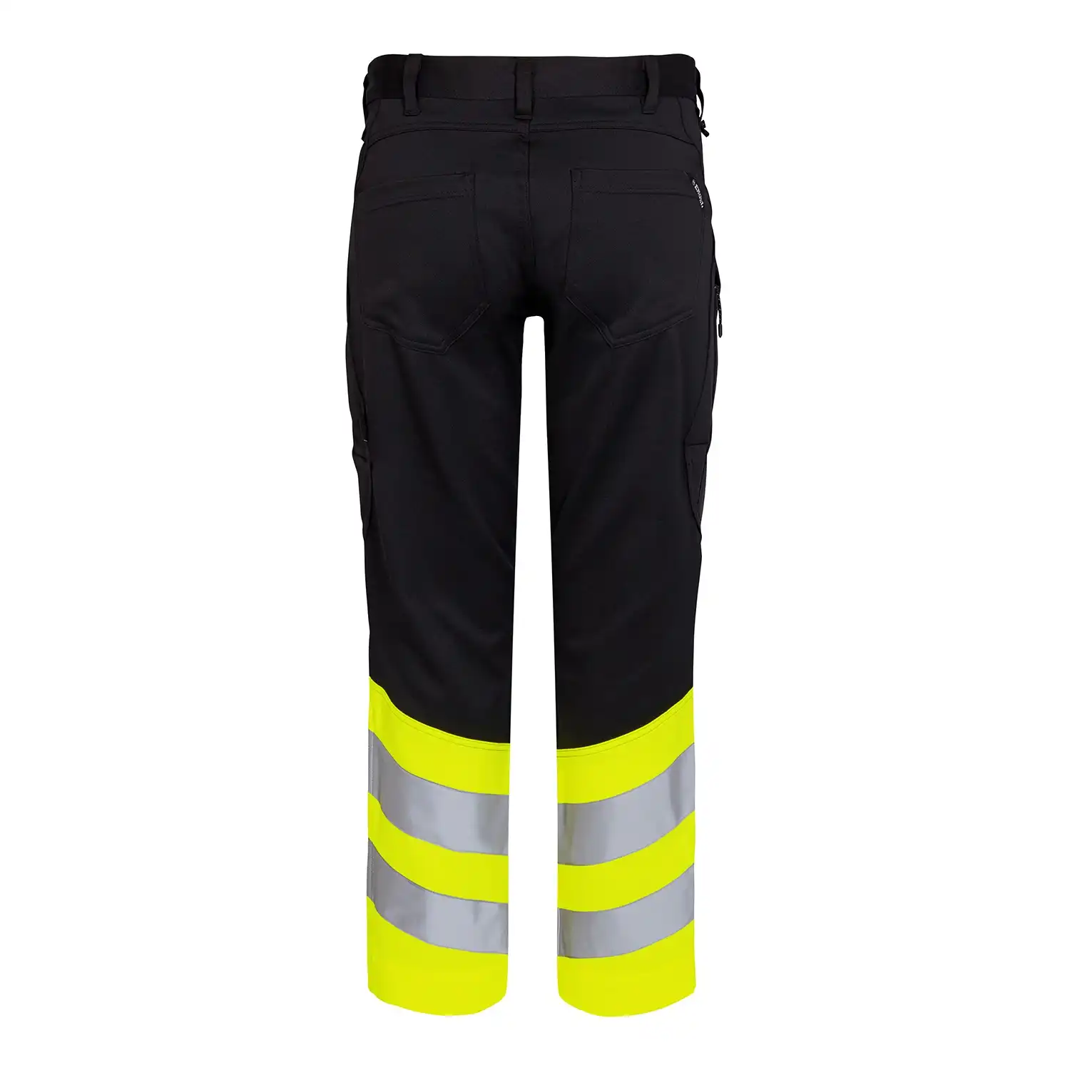Warnschutz Stretch Bundhose "2546-314" Safety Kl. 1 in schwarz/gelb, 56 - Thumbnail 2