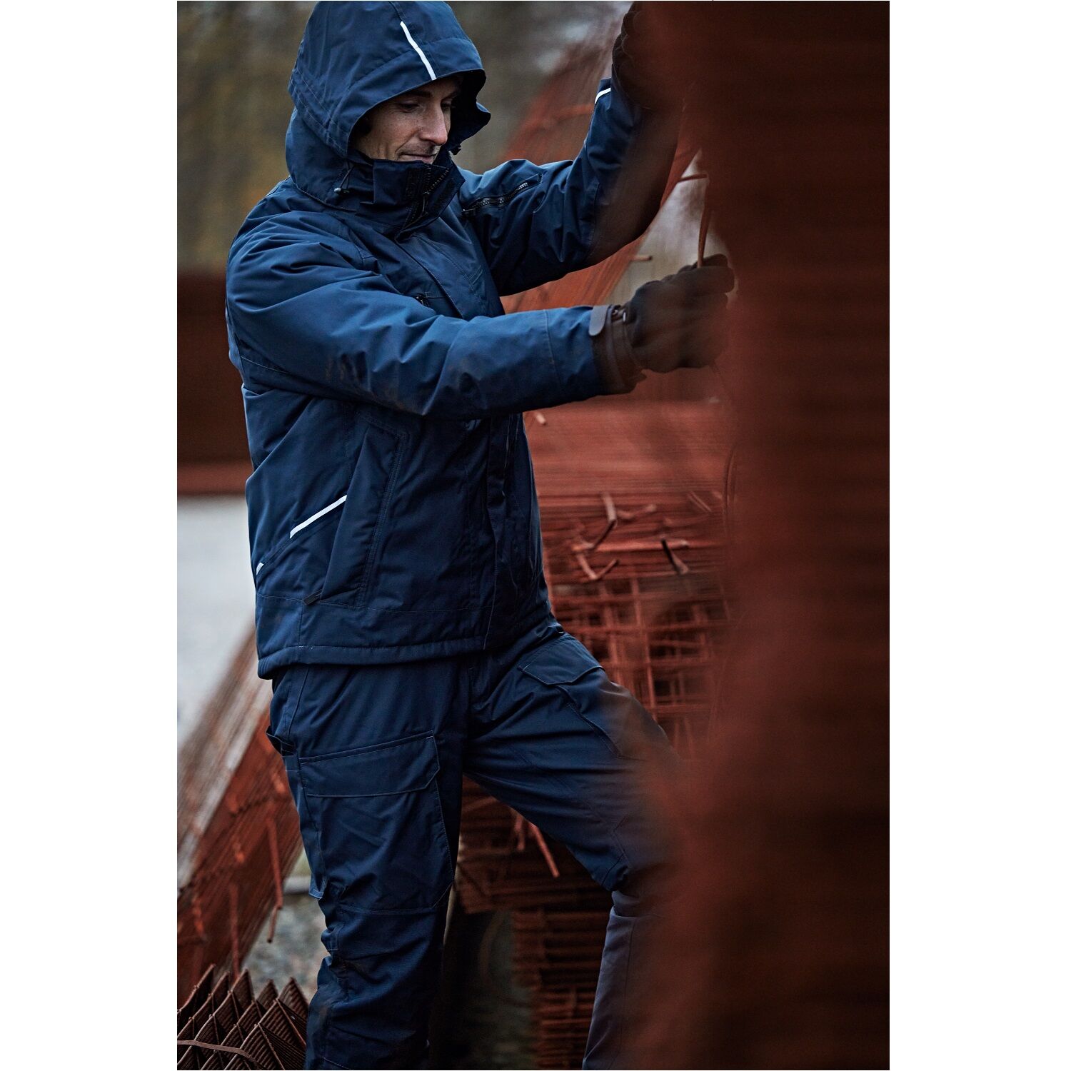 Winterjacke "4410 GTT" 2.0 Alnaryd in grau/schwarz, XS - Thumbnail 7