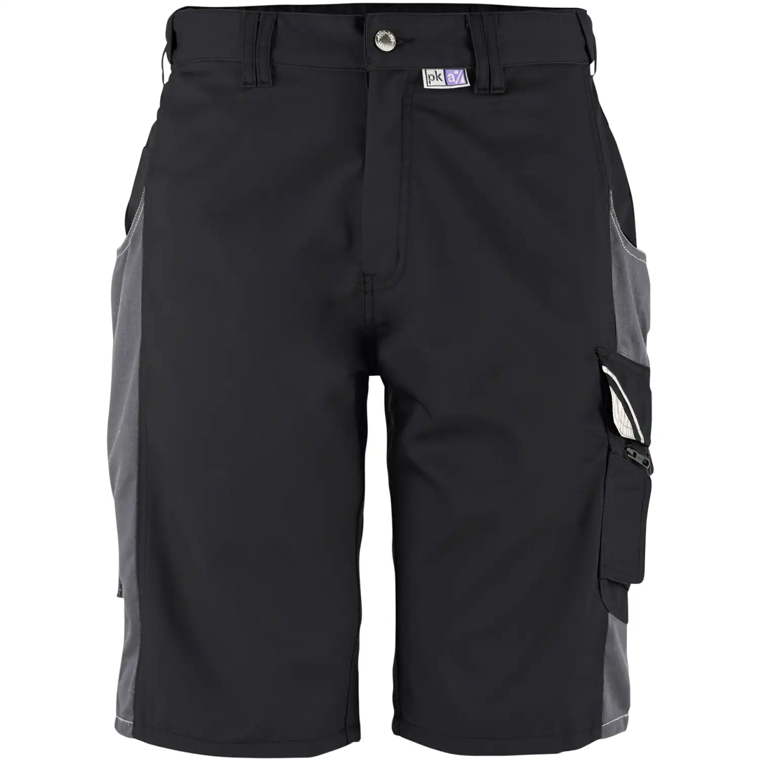 Shorts "BESTWORK NEW" in schwarz/grau, 64 - Thumbnail 1