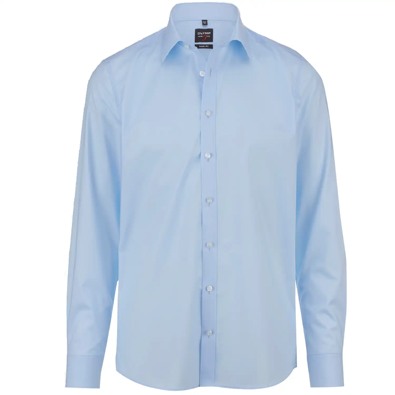 Hemd "LEVEL FIVE Body fit" langarm blau in 44 - Thumbnail 1